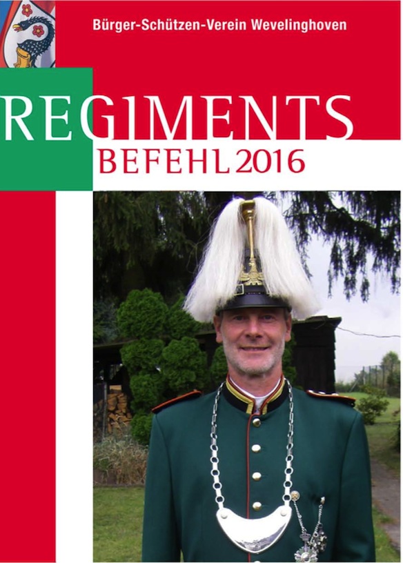 Regimentsbefehl 2016 Titel
